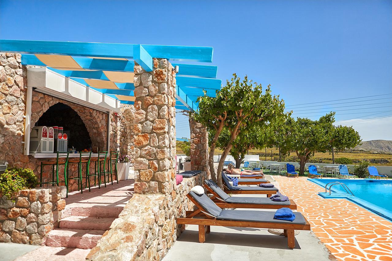 Zorbas Hotel Santorini Pýrgos Exterior foto